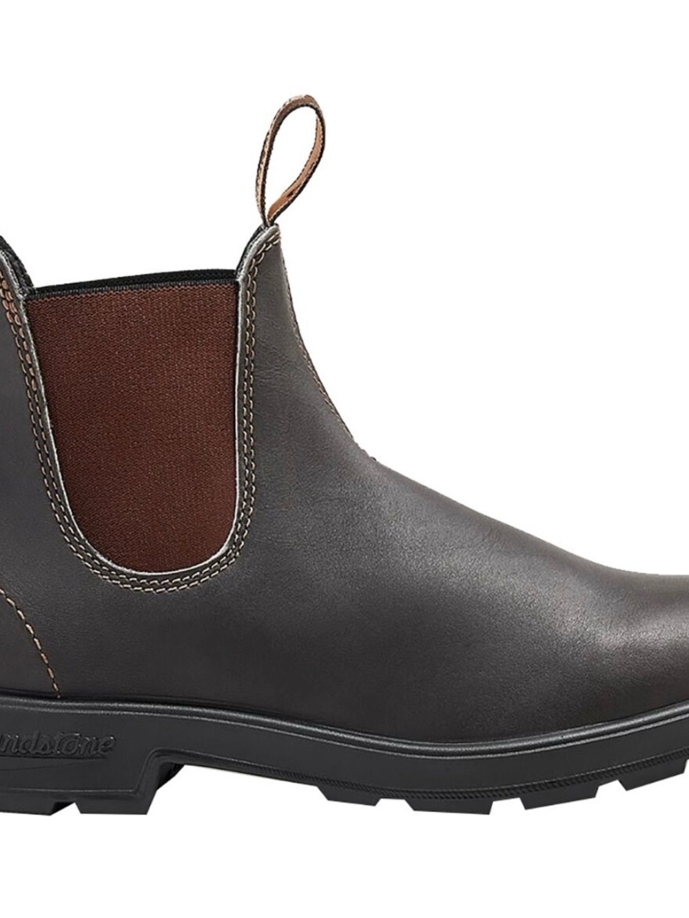 Blundstone Chukka Boot in Dark Brown with Brown Elastic